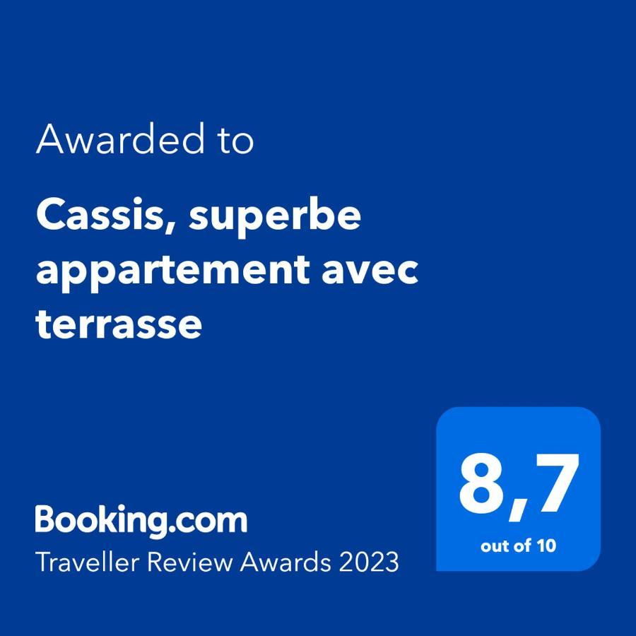 Cassis, Superbe Appartement Avec Terrasse Exterior foto